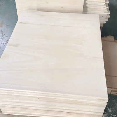 Muebles de hotel hechos de paulownia blanqueable de madera sólida recta de longitud personalizable