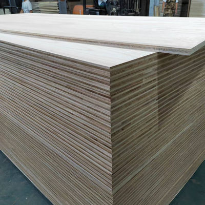 Tabla de muebles de dos capas con madera de paulownia y paneles de madera de alta densidad de múltiples capas