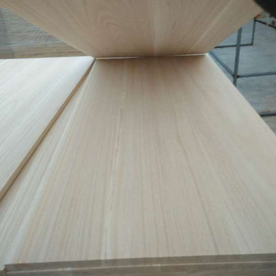 100% de madera sólida Paulownia Finger Junta conjunta para muebles de madera y FSC 100% aprobado
