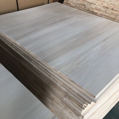 Color natural Qingfa Paulownia Tablero de madera Capacidad de solución de proyectos en diseño gráfico