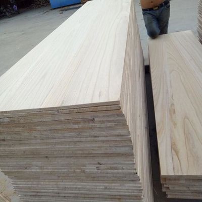 FSC Certificado Paulownia Madera Cocina Amigable Color Natural Contemporáneo