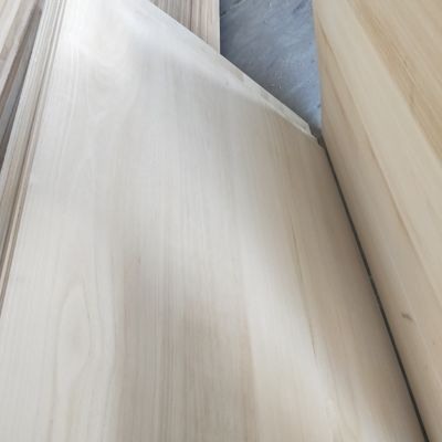 Madera de Paulownia Tamaño personalizado Tablas de madera blanqueadas sin nudos 1220x2440mm