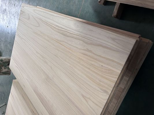 Tablero de paulownia natural sólido muebles tableros de troncos color natural estilo de diseño moderno