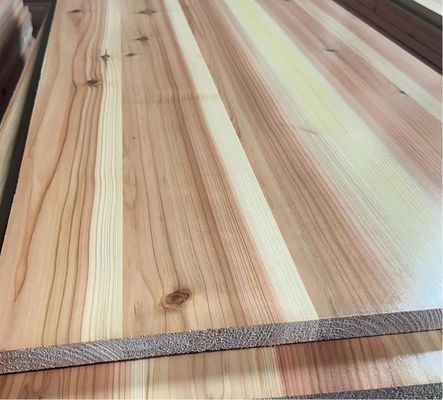 12-30mm Grado AB Panel de unión de madera maciza pintada a medida para tablero de cedro de abeto