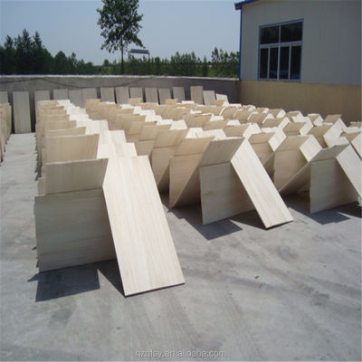 Tablero de madera sólida de grado BB de madera de paulownia con huellas de madera con superficie lisa