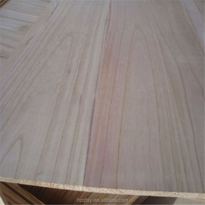 Tabla de unión de dedos de Paulownia personalizada para la fabricación de muebles espesor 3mm-50mm