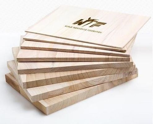 Logotipo personalizado Taekwondo Tabla de madera para la tabla de rotura en equipos deportivos