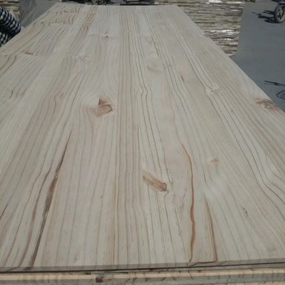 Tablero de madera de pino sólido personalizable con textura natural y pegamento ambiental E0/E1