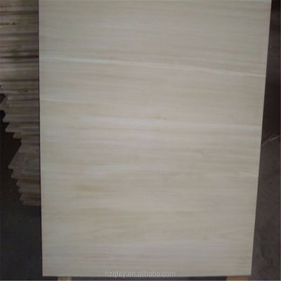 Fin Muebles Decoración de interiores Tablero de madera Paulownia Madera natural sólida para hotel