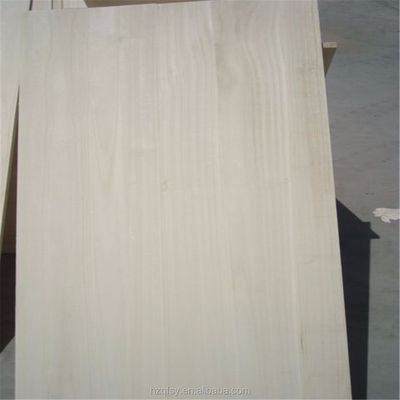 Fin Muebles Decoración de interiores Tablero de madera Paulownia Madera natural sólida para hotel