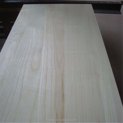 Fin Muebles Decoración de interiores Tablero de madera Paulownia Madera natural sólida para hotel