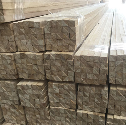Construcción Construcción de Paulownia Triángulo Chamfer Bandas de madera