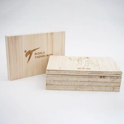 Tabla de taekwondo re-rompible y personalizable Durable y hecha de madera de paulownia