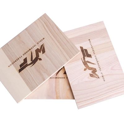Tabla de taekwondo re-rompible y personalizable Durable y hecha de madera de paulownia