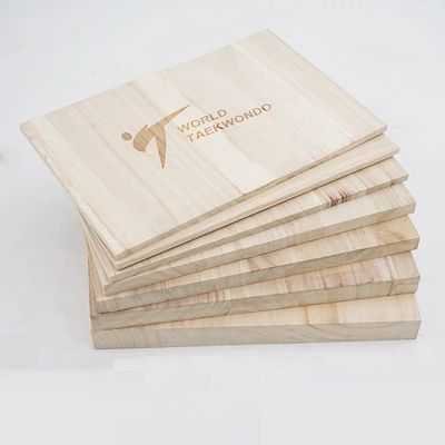 Tabla de taekwondo re-rompible y personalizable Durable y hecha de madera de paulownia