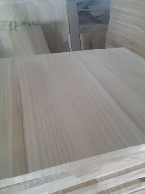 Servicio postventa E1/E0 Grado de cola de borde de álamo de madera sólida para hotel de interiores modernos