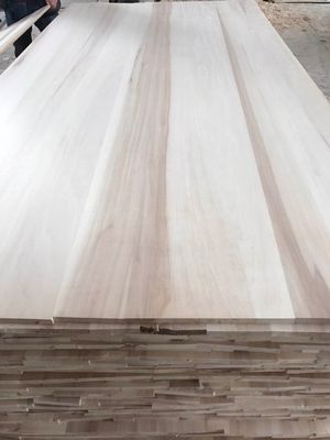 Servicio postventa E1/E0 Grado de cola de borde de álamo de madera sólida para hotel de interiores modernos