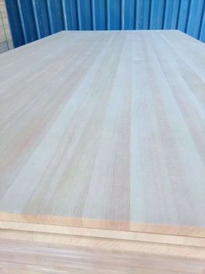 Panel recto de álamo de madera sólida de 3 mm-50 mm con un contenido de humedad del 8% al 12% y 480-510 kg/m3