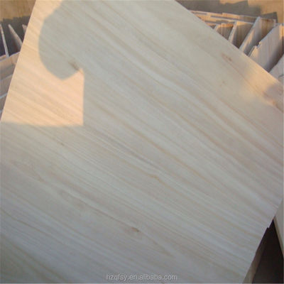 Hotel Color Tablero de madera de paulownia Industriales de madera natural ecológica Madera sólida de paulownia