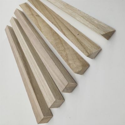 11 mm x 11 mm de madera con trenzas de madera con un contenido de humedad del 8% al 12%