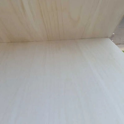 Tamaño personalizado tablero conjunto de dedos de madera de paulownia con madera sólida en color natural