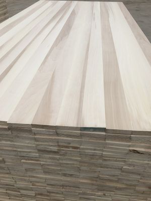 Panel de madera sólida de álamo de 4X8 pulgadas con y competitivo en 480-510 kg / m3 Densidad