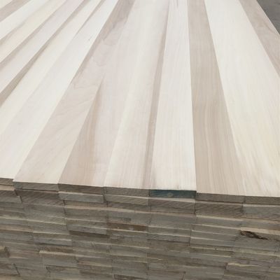 Paneles de madera pegados de borde de álamo carbonizado para construcción de edificios longitud 100mm-2440mm