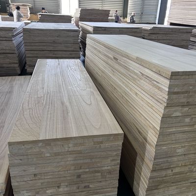 Tamaño personalizado Panel de madera sólida Paulownia Pino de álamo para la decoración del hogar