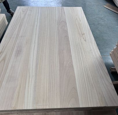 Tamaño personalizado Panel de madera sólida Paulownia Pino de álamo para la decoración del hogar