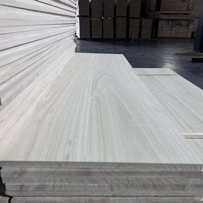 Mesa de madera de tamaño personalizado con panel de paulownia blanqueado y tamaño 2440x1220 o 1200x600
