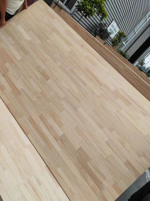 Diseño tradicional tablero conjunto de dedos de madera de pino europeo 2440x1220mm o tamaño personalizado