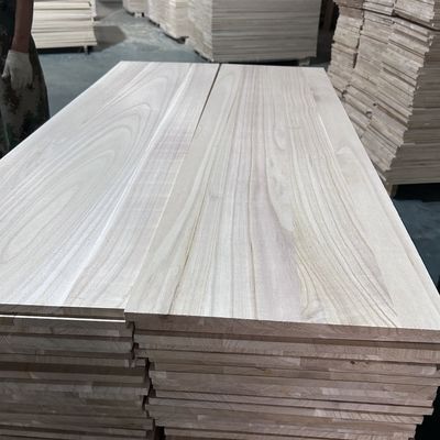 Panel de paulownia a medida Tablero de madera de paulownia sólida Tablero de madera de paulownia
