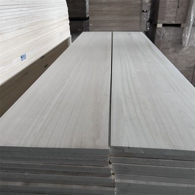 espesor de 3 mm-55 mm de madera de paulownia de borde pegado tablero de madera para el gabinete