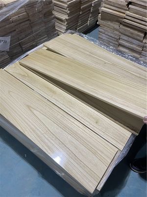 espesor de 3 mm-55 mm de madera de paulownia de borde pegado tablero de madera para el gabinete