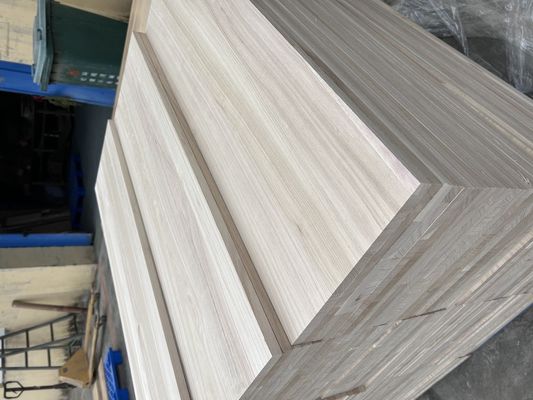 espesor de 3 mm-55 mm de madera de paulownia de borde pegado tablero de madera para el gabinete
