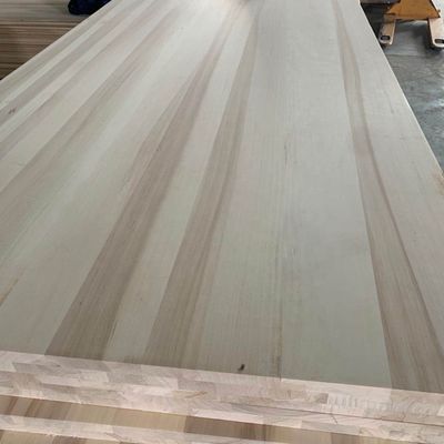 100mm-2440mm Texturas naturales Muebles de madera sólida Panel de tablón de álamo