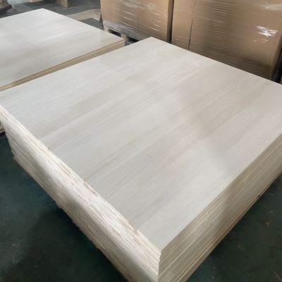 100mm-2440mm Texturas naturales Muebles de madera sólida Panel de tablón de álamo