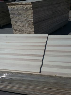 Tabla de madera de madera sólida de álamo 4X8 con soporte técnico en línea y servicio postventa