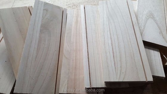 Tabla de los lados de los cajones de madera de madera de paulownia para muebles de 3 mm-55 mm