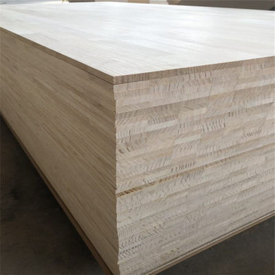 Finger Joint Board acabado y superficie limpia para el pino Paulownia y la madera de caucho de álamo