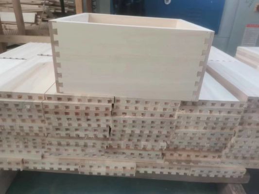 Tabla de cajón de cola de paloma fuerte y ligera con panel de madera de pino de álamo de paulownia