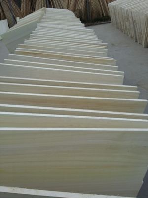 100-1220 mm de ancho tablero de madera de pino de álamo de paulownia para muebles de oficina en el hogar