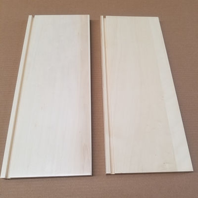 Muebles de cajones paneles de fondo de tablero de popolero con ranuras duraderas de pino de paulownia para muebles