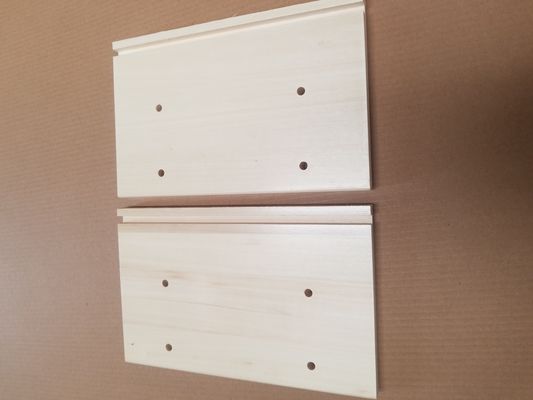 Muebles de cajones paneles de fondo de tablero de popolero con ranuras duraderas de pino de paulownia para muebles