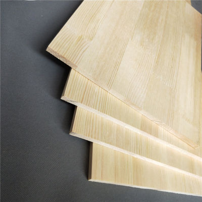 Paneles de unión de dedos pegados con borde de madera de pino de grado AA con espesor personalizado