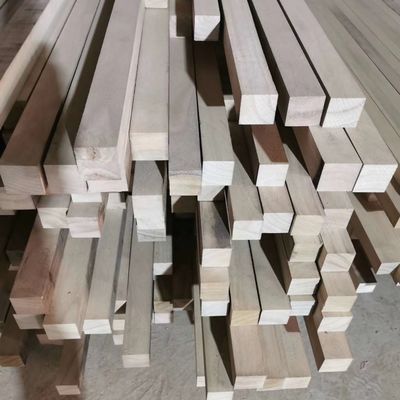 Tamaño personalizado 3-50mm Paulownia bandas de madera para soluciones de proyectos Contenido de humedad 8%-12%