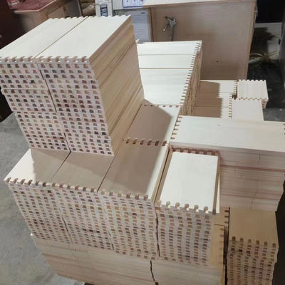 Tabla de ranura de cola de paloma de madera sólida para muebles de diseño moderno Tablas de material en cajón
