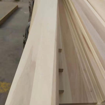 FSC Certificados de madera de álamo Paulownia de lecho barras para el marco de madera sólida