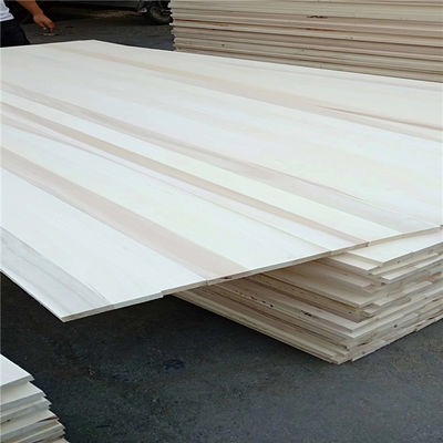 Panes de madera sólida de color natural o blanqueados Lamas de lecho de álamo para soluciones de proyectos