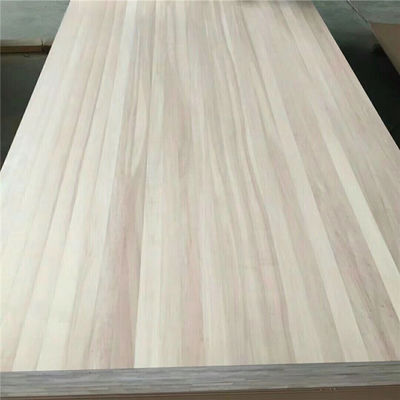 Panes de madera sólida de color natural o blanqueados Lamas de lecho de álamo para soluciones de proyectos